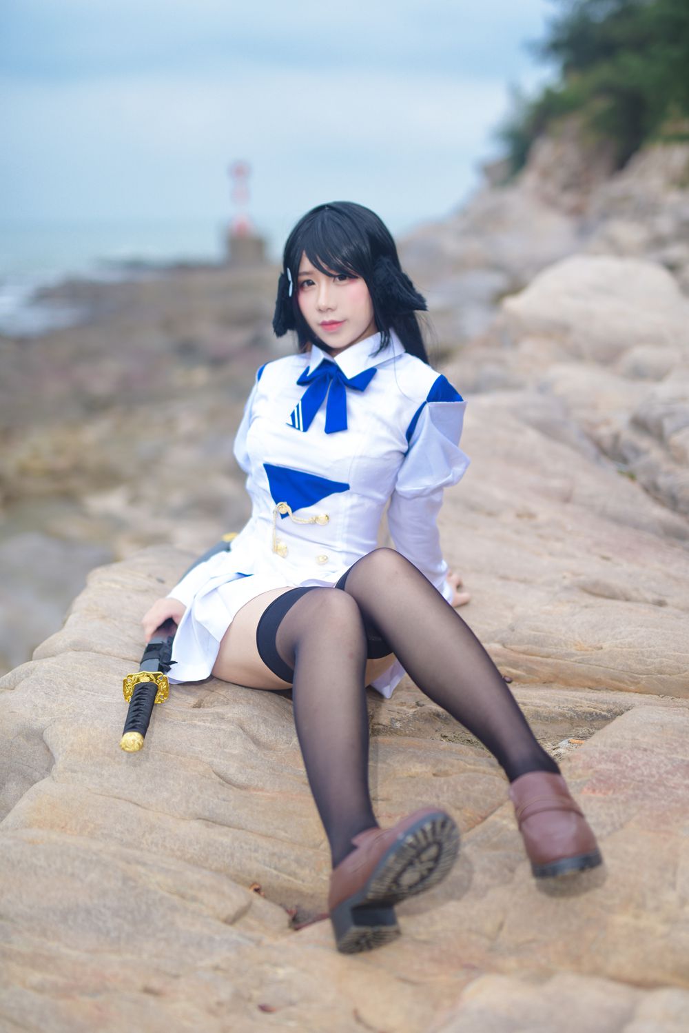 网红Coser@九曲Jean 碧蓝航线 海边 在线浏览 – 速更版-艺库