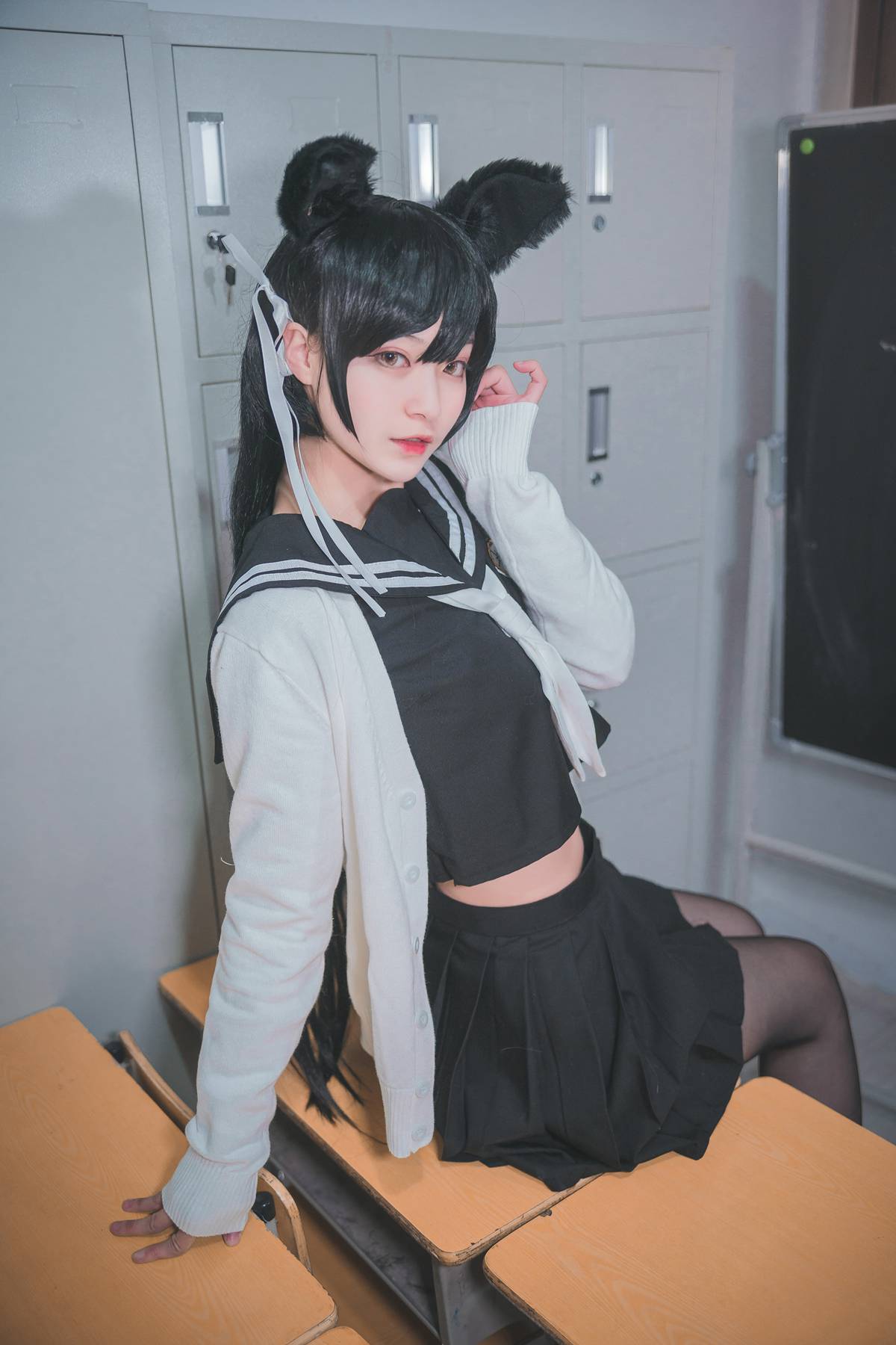 人气动漫Coser@铁板烧鬼舞 爱宕jk 在线浏览 - 速更版-艺库