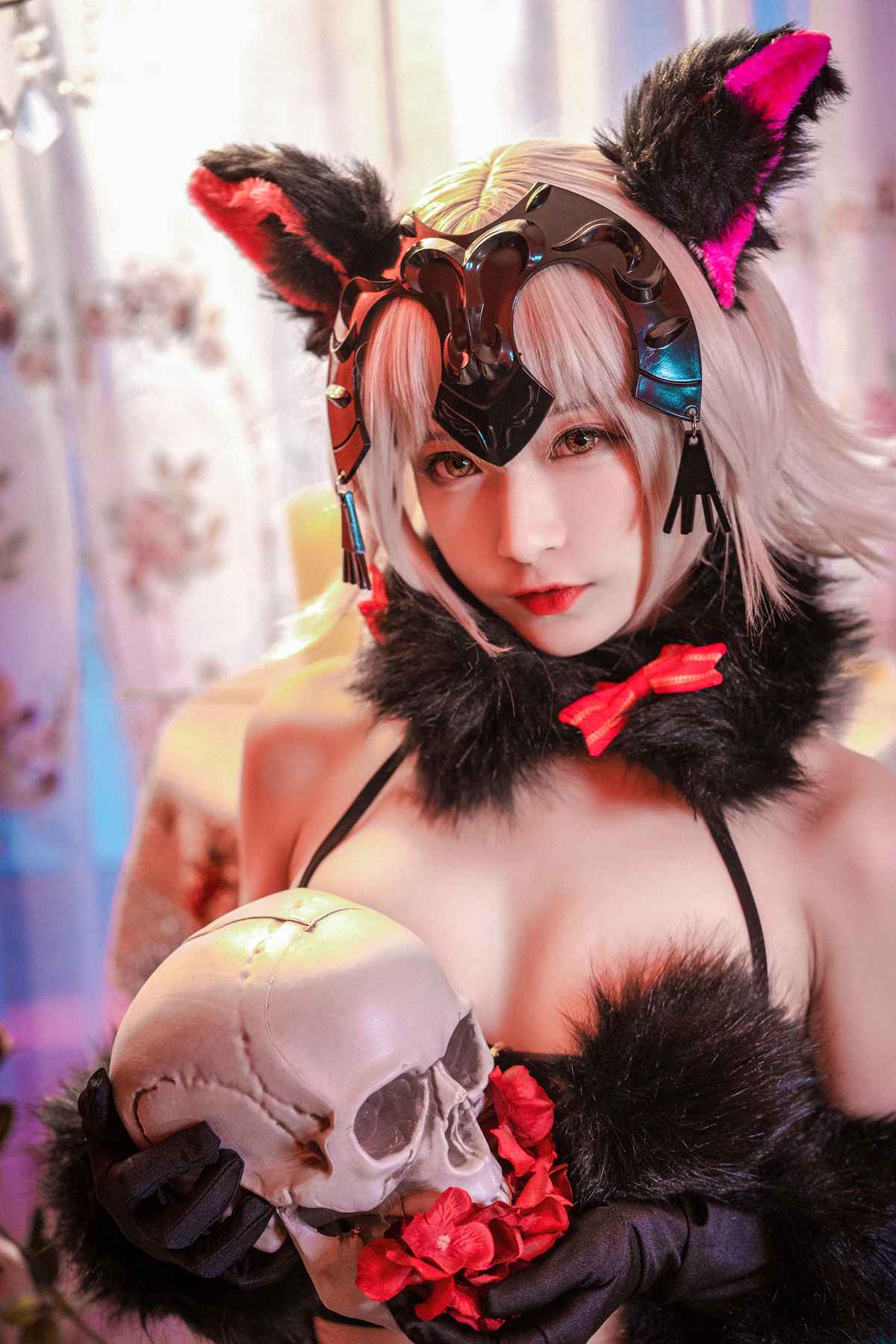 人气动漫Coser@铁板烧鬼舞 黑贞花魁2 在线浏览 - 速更版-艺库