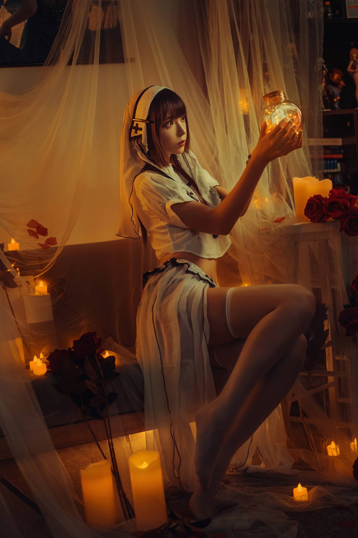 网红Coser@疯猫ss 黄昏修女[17P] - 速更版-艺库