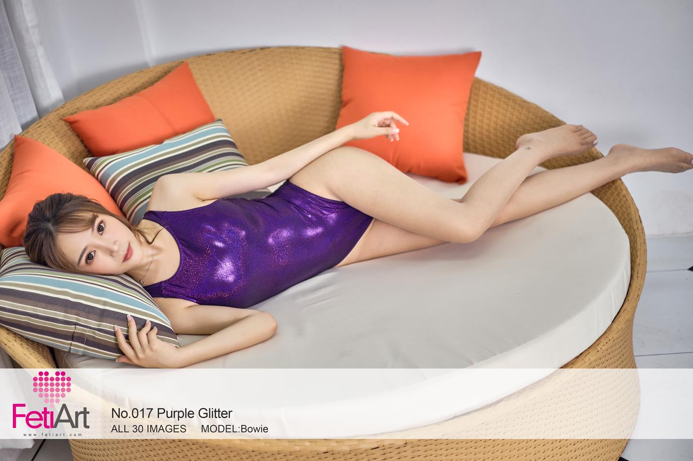 [FetiArt尚物集]NO.017 Purple Glitter MODEL-Bowie[28+1P] – 速更版-艺库