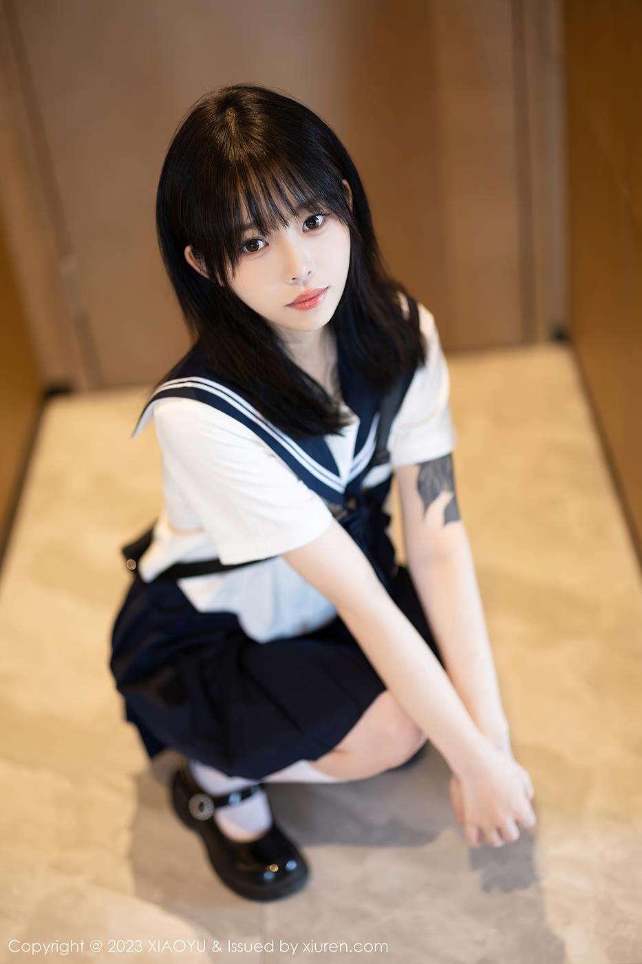 [XIAOYU语画界] 2023.08.08 VOL.1087 奶瓶. 学生装美腿[27P] – 速更版-艺库